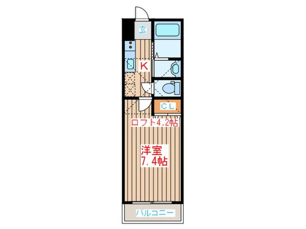 カオール柏木の物件間取画像